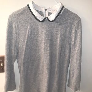 J Crew Zipper Collared Sweater